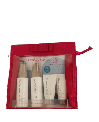 Maria Galland Ligne Démaquillants Trousse de Voyage Hydration Set 50ml-50ml-15ml-20ml