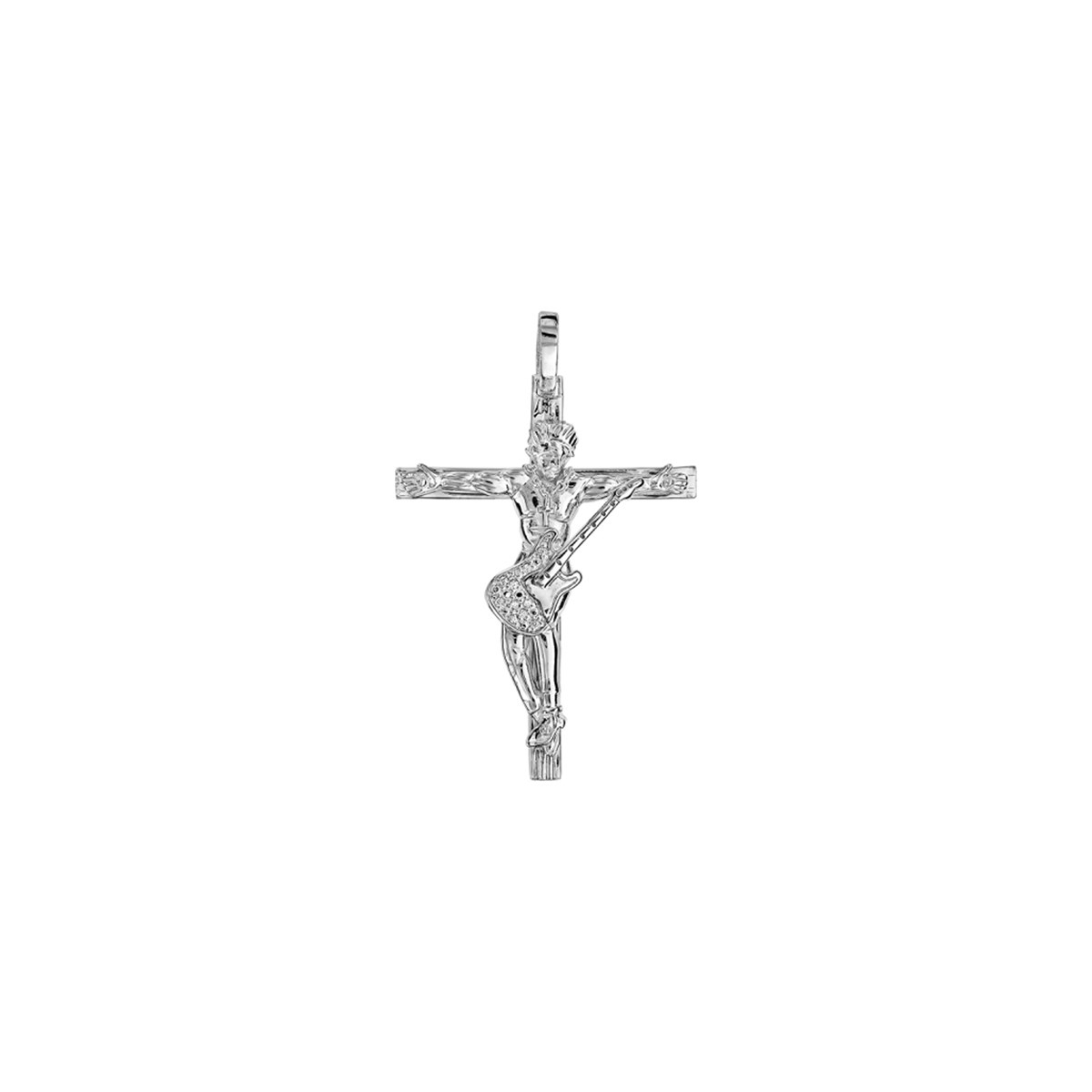 Pendentif  Croix Rock - 33 mm