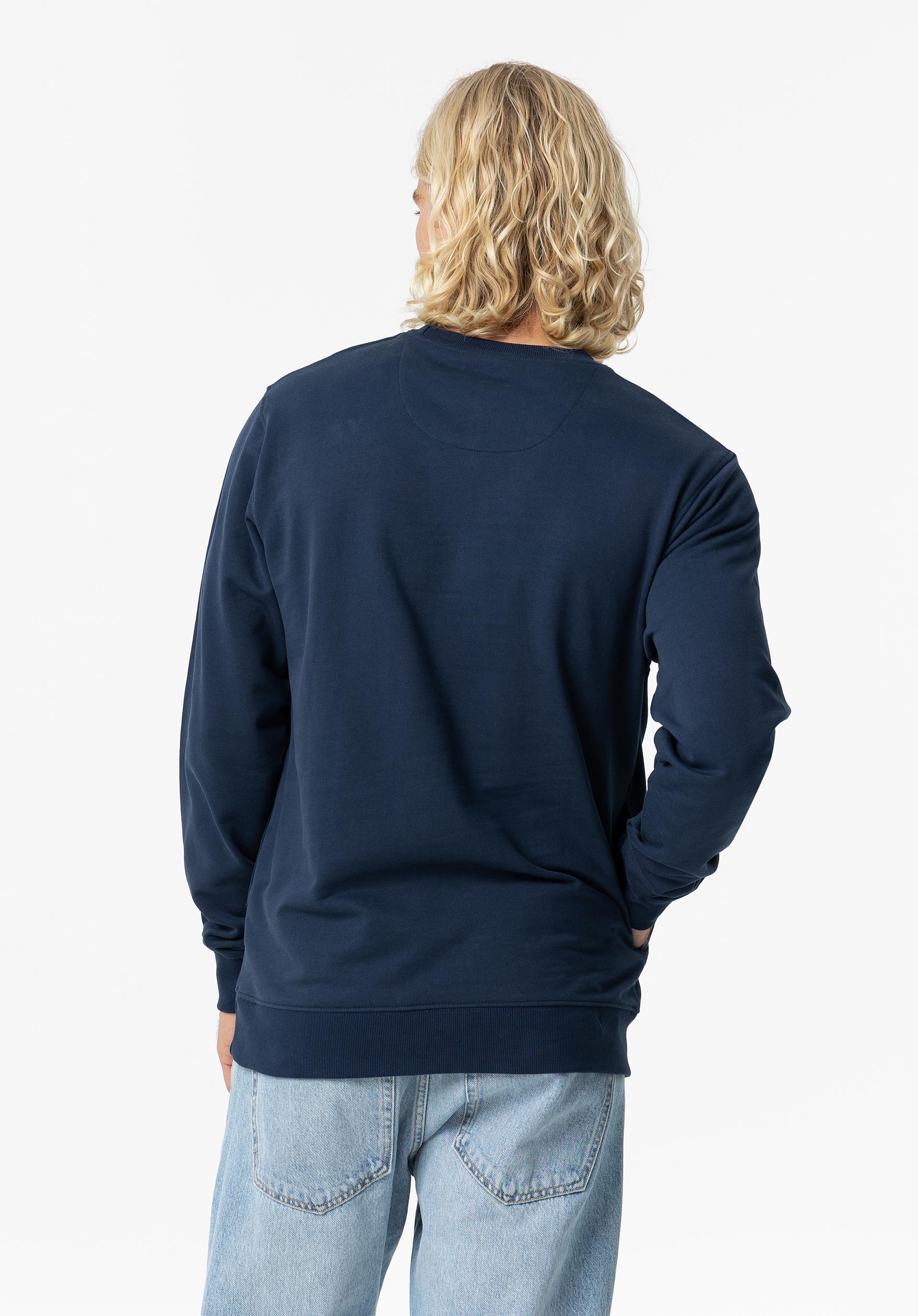 Sweatshirt Estampado Frontal com Relevo