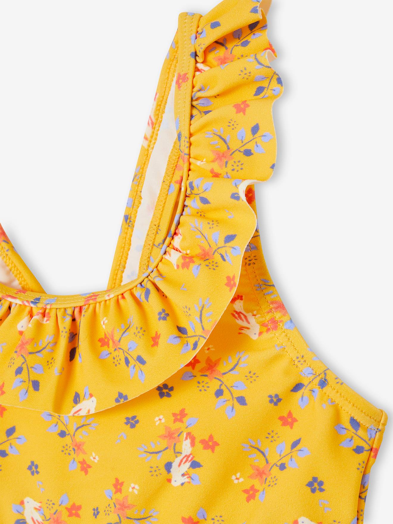 Biquíni amarelo para meninas