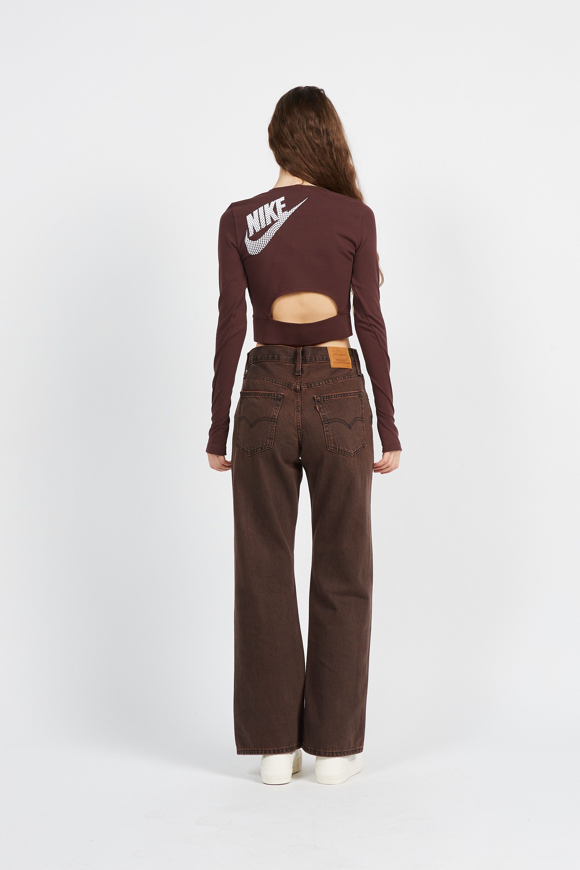 NIKE top Marron