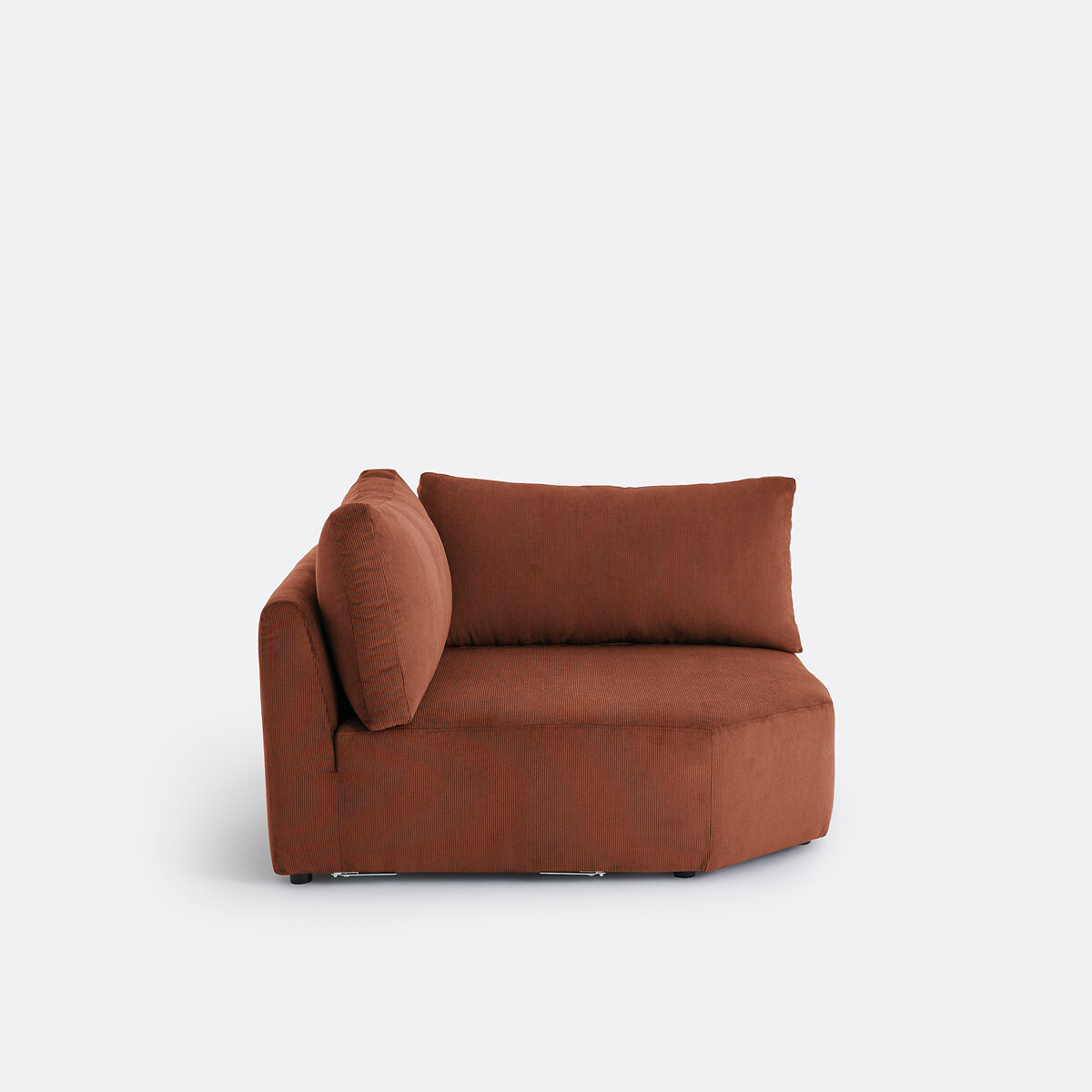 LA REDOUTE INTERIEURS<br>Elemento de canto reversível, veludo cotelê, Monica