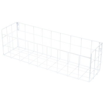 Duraline wandrek wit staal 40x10x12cm