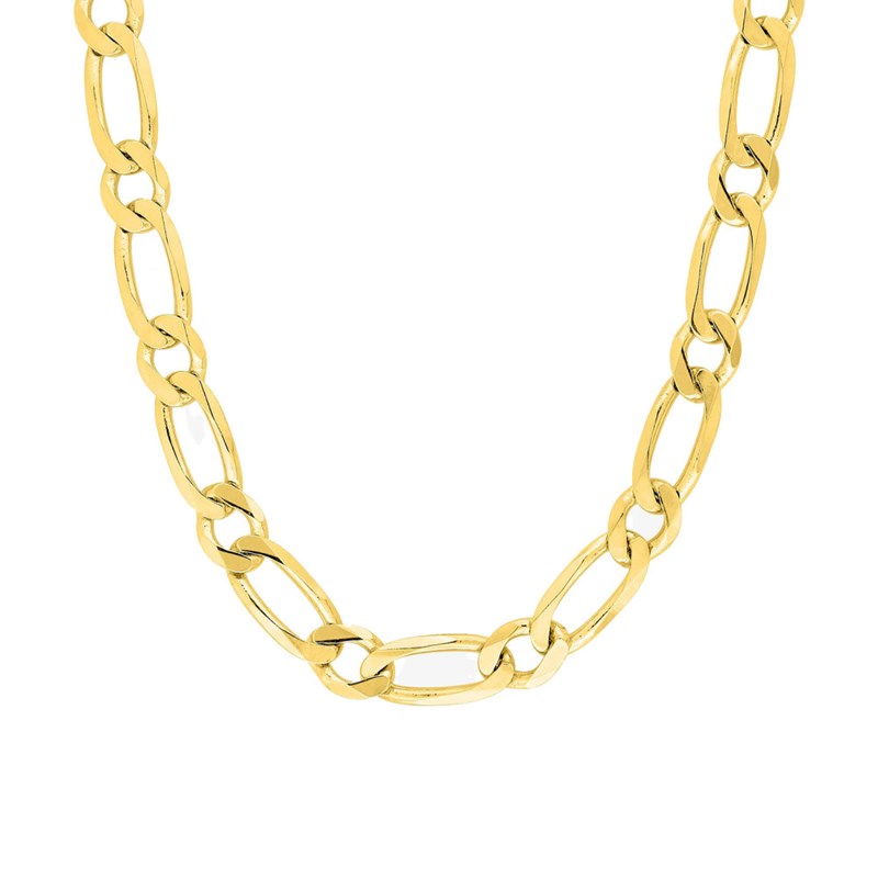 Bracelet Mixte 18 cm - Cheval alterné - Or 18 Carats - Largeur 5 mm