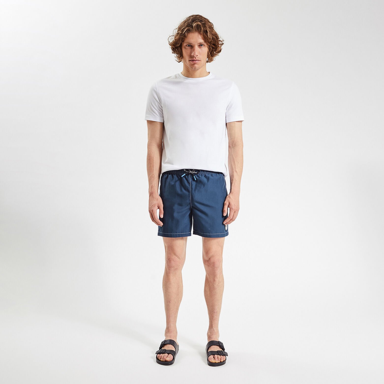 Maillot de bain uni Bleu foncé