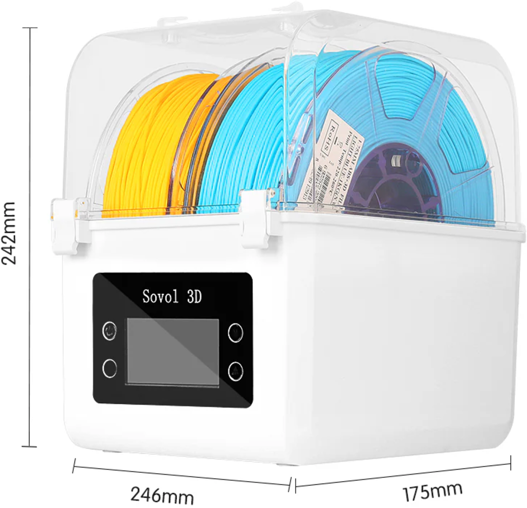 Sovol  Filament Trockenbox    Für die Trocknung & Aufbewahrung von Filamenten