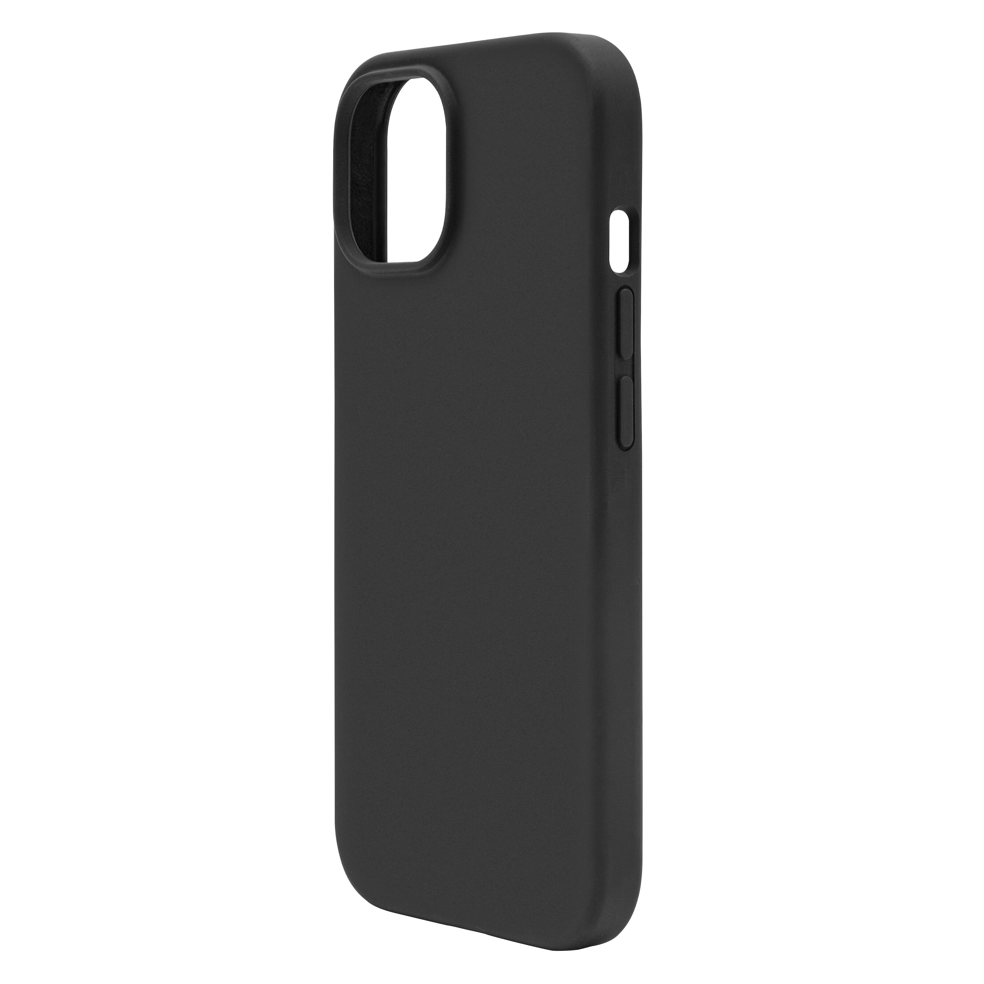 Linocell Rubber case for iPhone 15 Svart