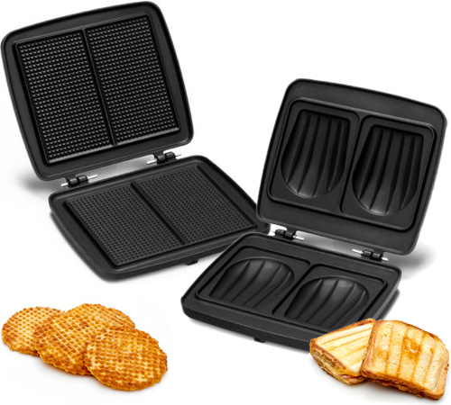 Gaufrier Frifri Multex WA102 noir + gaufrettes + croquemonsieurs