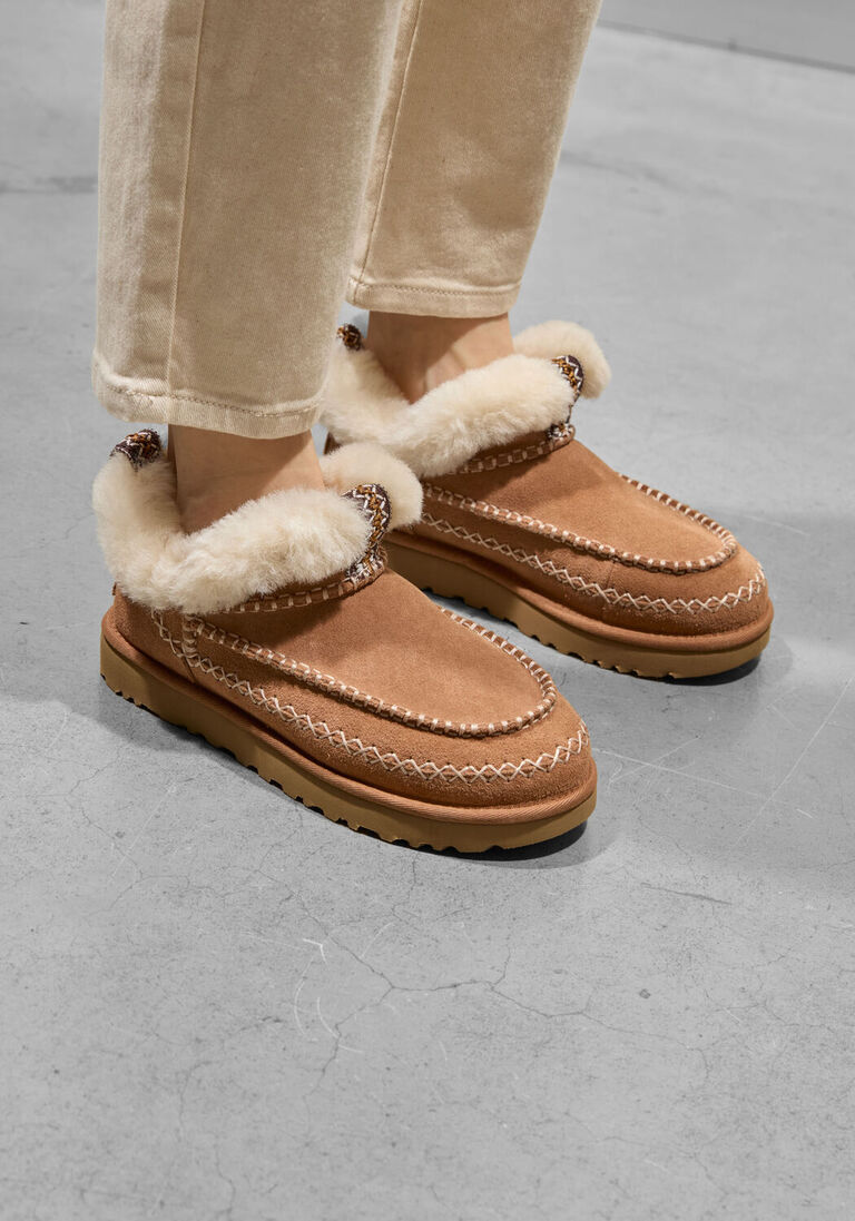 bruine ugg vachtlaarzen classic ultra mini alpine