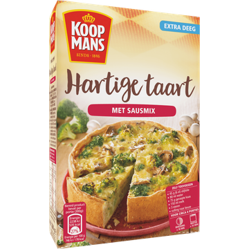 Koopmans Hartige Taart met Sausmix 260 g