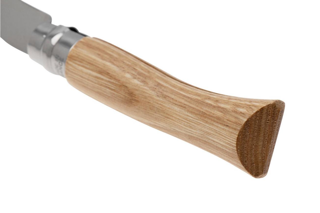 Opinel No. 07 002360 Chestnut Wood, kastanje, knoflook en ontpitten zakmes