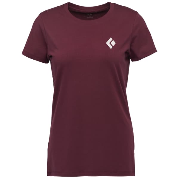 T-shirt escalade BLACK DIAMOND W EQUIPMENT FOR ALPINISTS SS TEE BURGUNDY