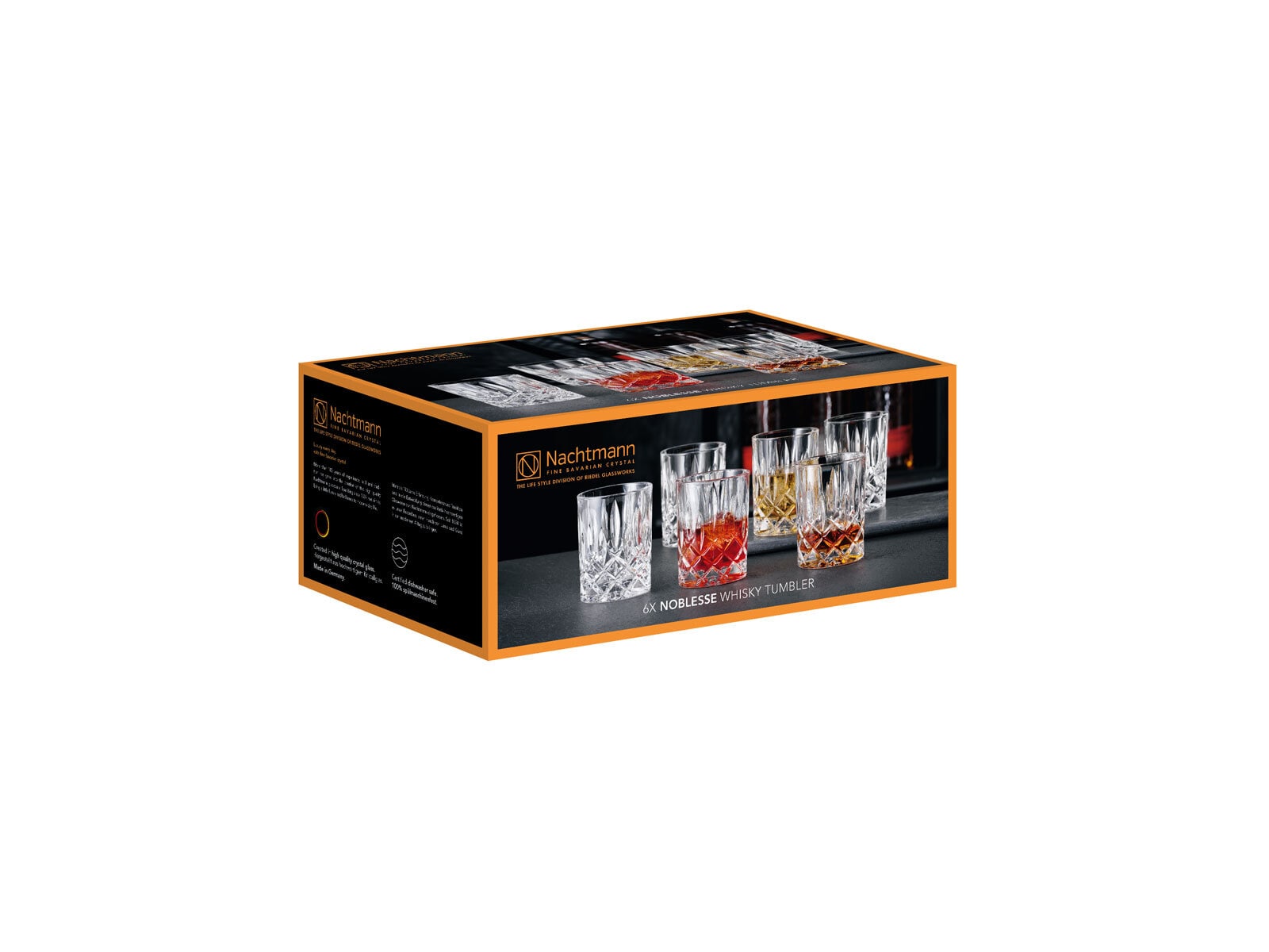 Nachtmann 6er Set Whiskygläser NOBLESSE II je 295 ml