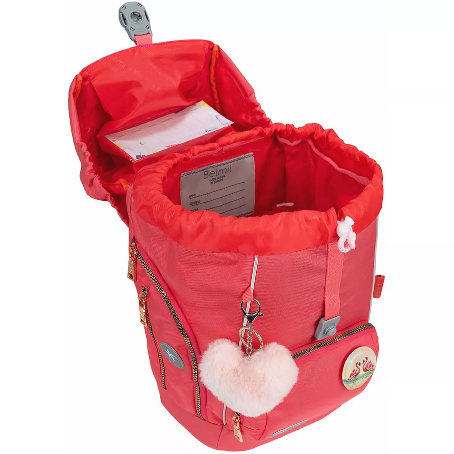 Belmil Schulranzen Premium Comfy Plus Set 5-teilig Rose Quartz