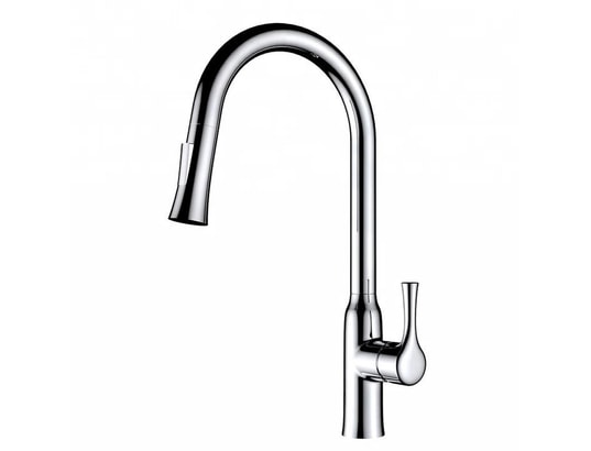 HUDOR - Mitigeur avec douchette Robinet de cuisine 1812500-u en laiton chromé collection ery...