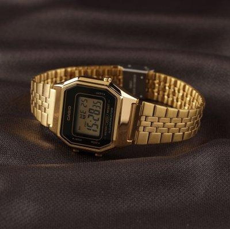 Casio - LA680WEGA-1ER - Digitaal Horloge - Zilver - RVS