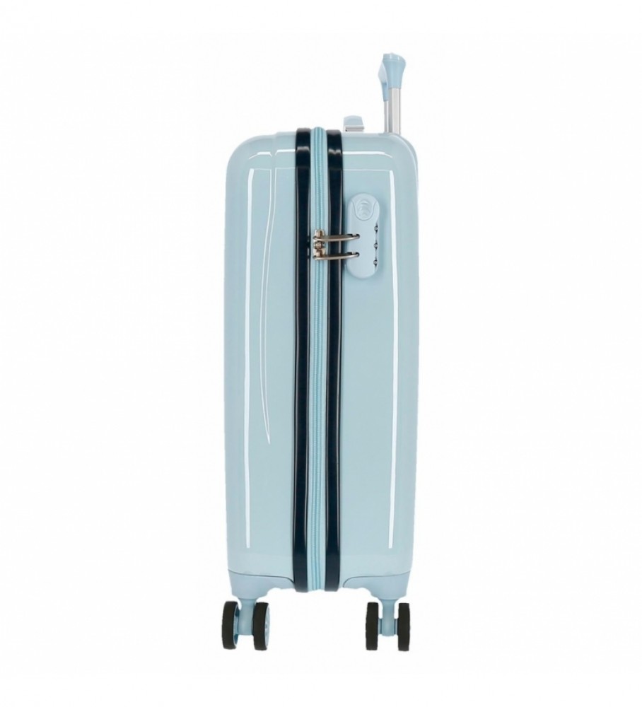 Mala de cabine rígida Joumma Bags Enjoy the Day, azul - 38x55x20cm -