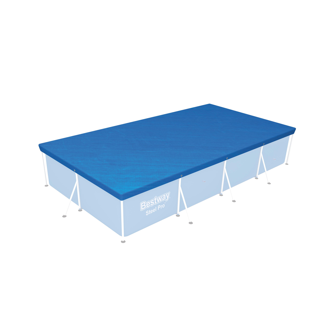 Bestway Flowclear PE-Abdeckplane für Steel Pro Pools 400x211cm