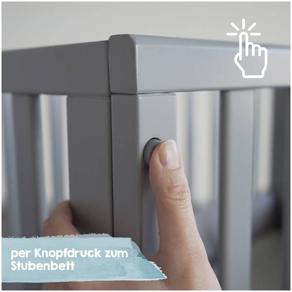 robaroba   Beistell und Stubenbett 3in1 taupe