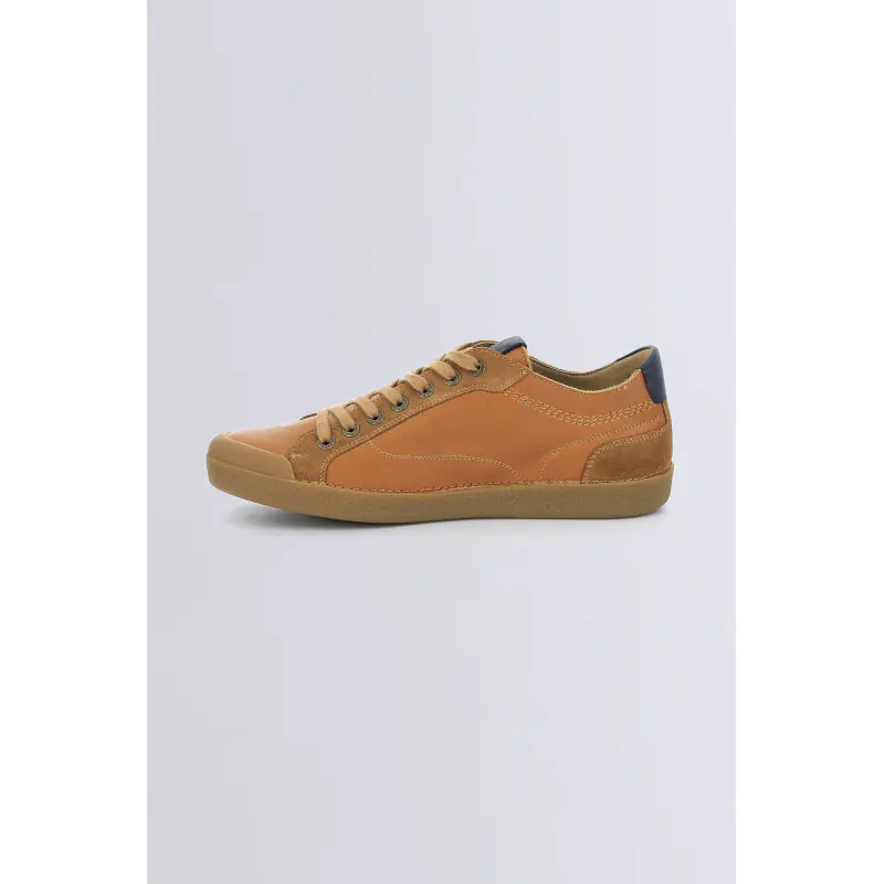 Tropik Camel BASKETS BASSES Cuir Homme