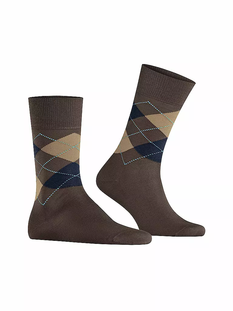 BURLINGTON Herren Socken MANCHESTER 40-46 chocolate braun
