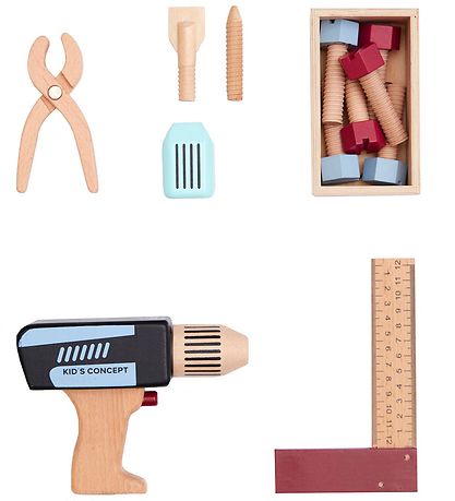 Kids Concept Tr?leget?j - V?rkt?jskuffert - Tr?