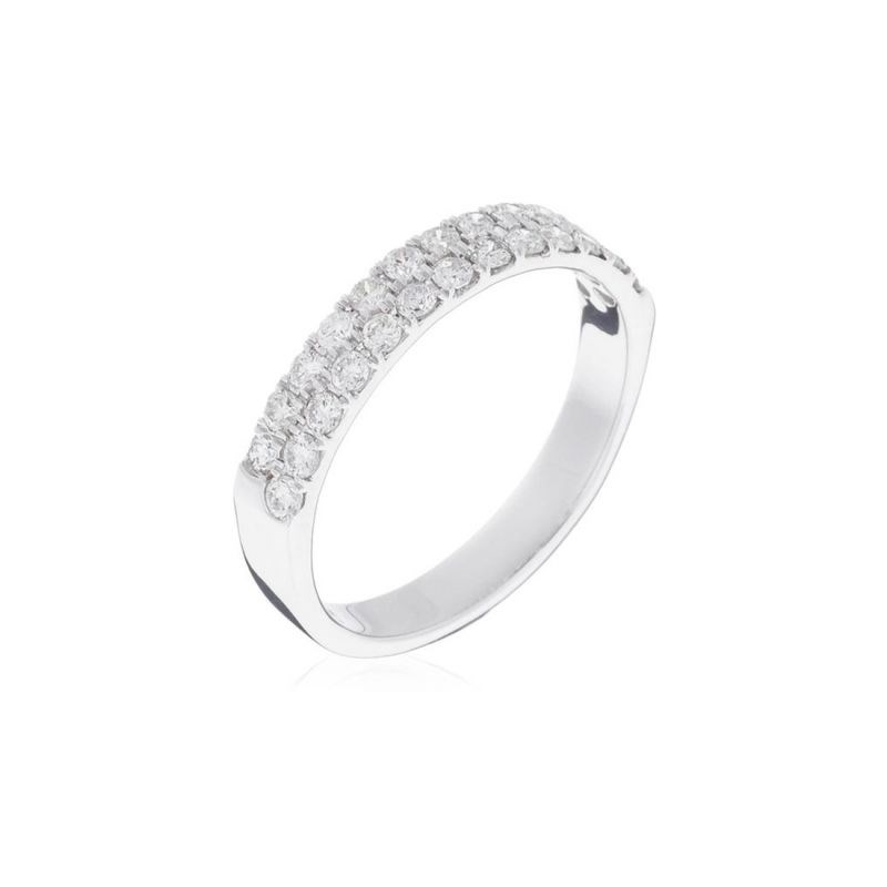 Bague Or Blanc et Diamant