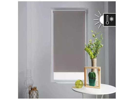 Store enrouleur occultant - 60 x 180 cm - Occult - Taupe