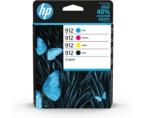 HP 912 C/M/Y/K Ink Cartridges 4-pack