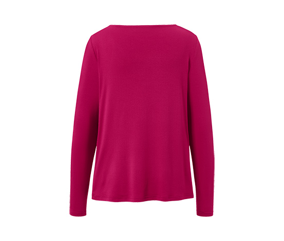 Blusenshirt mit Wasserfallausschnitt