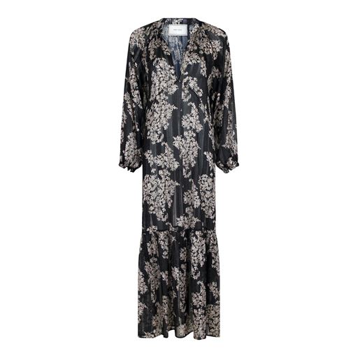 Neo Noir Hallas Elderflower Kjole, Black, 36