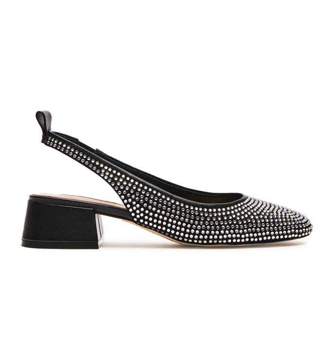 Steve Madden Smitten Rhinestone [SM11003213] zwart [03007-998]