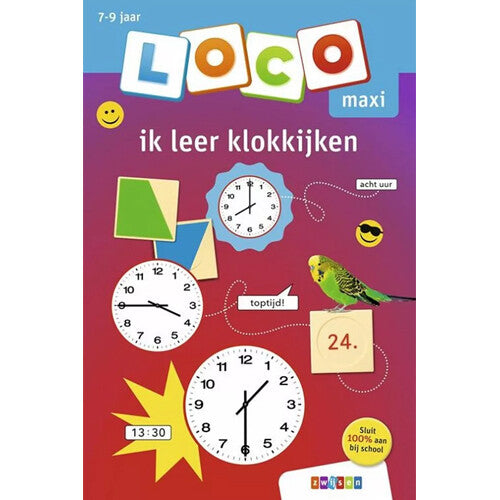 Uitgeverij zwijsen loco maxi ik leer klokkijken
