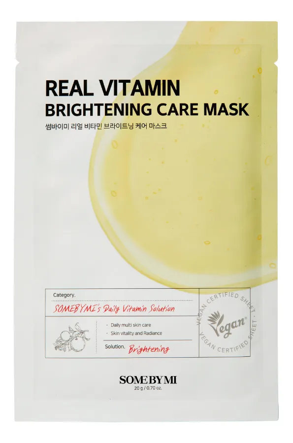 Some By Mi Real Vitamin Brightening Care Mask - 20 g.