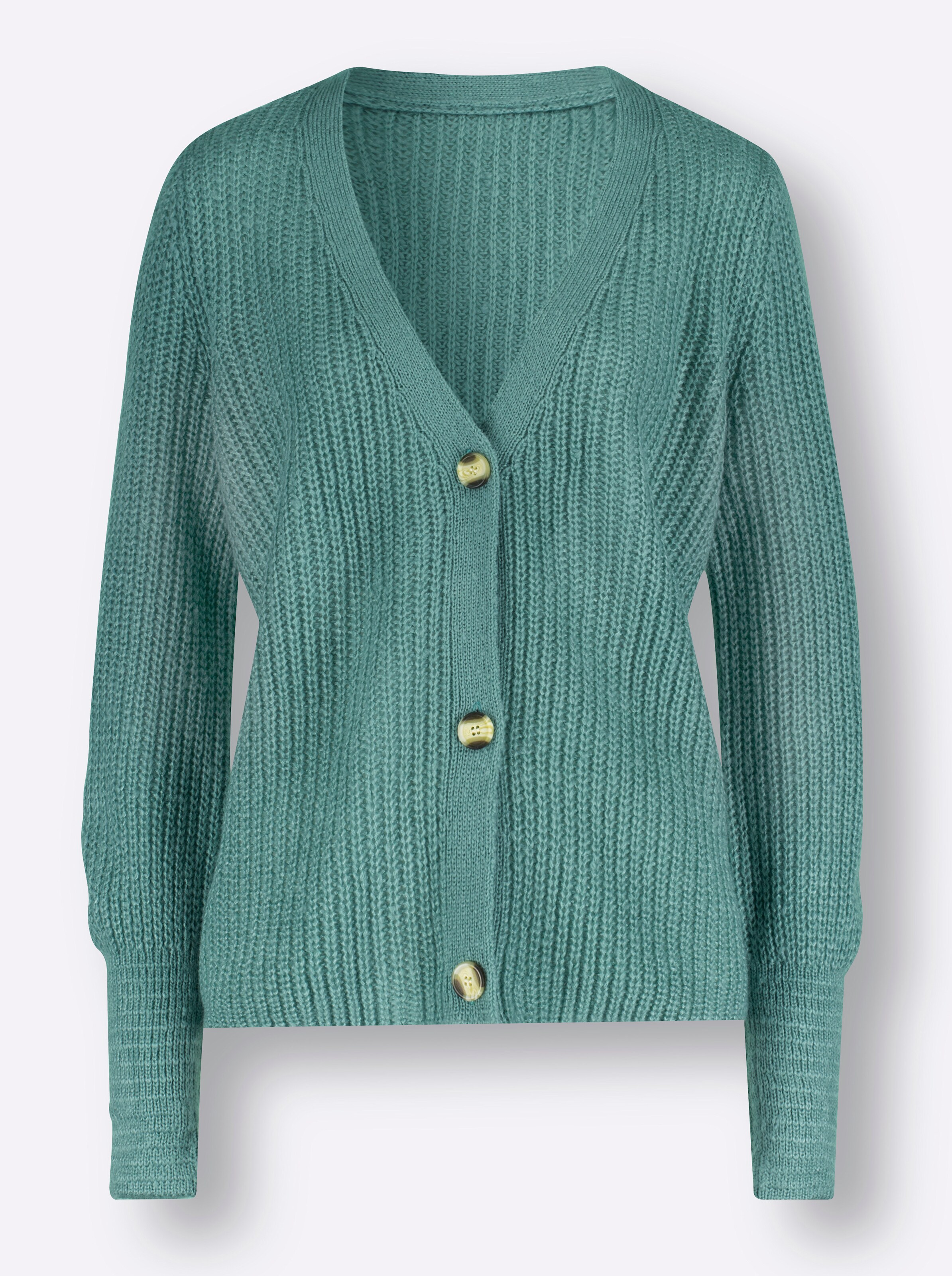 Strickjacke in salbei