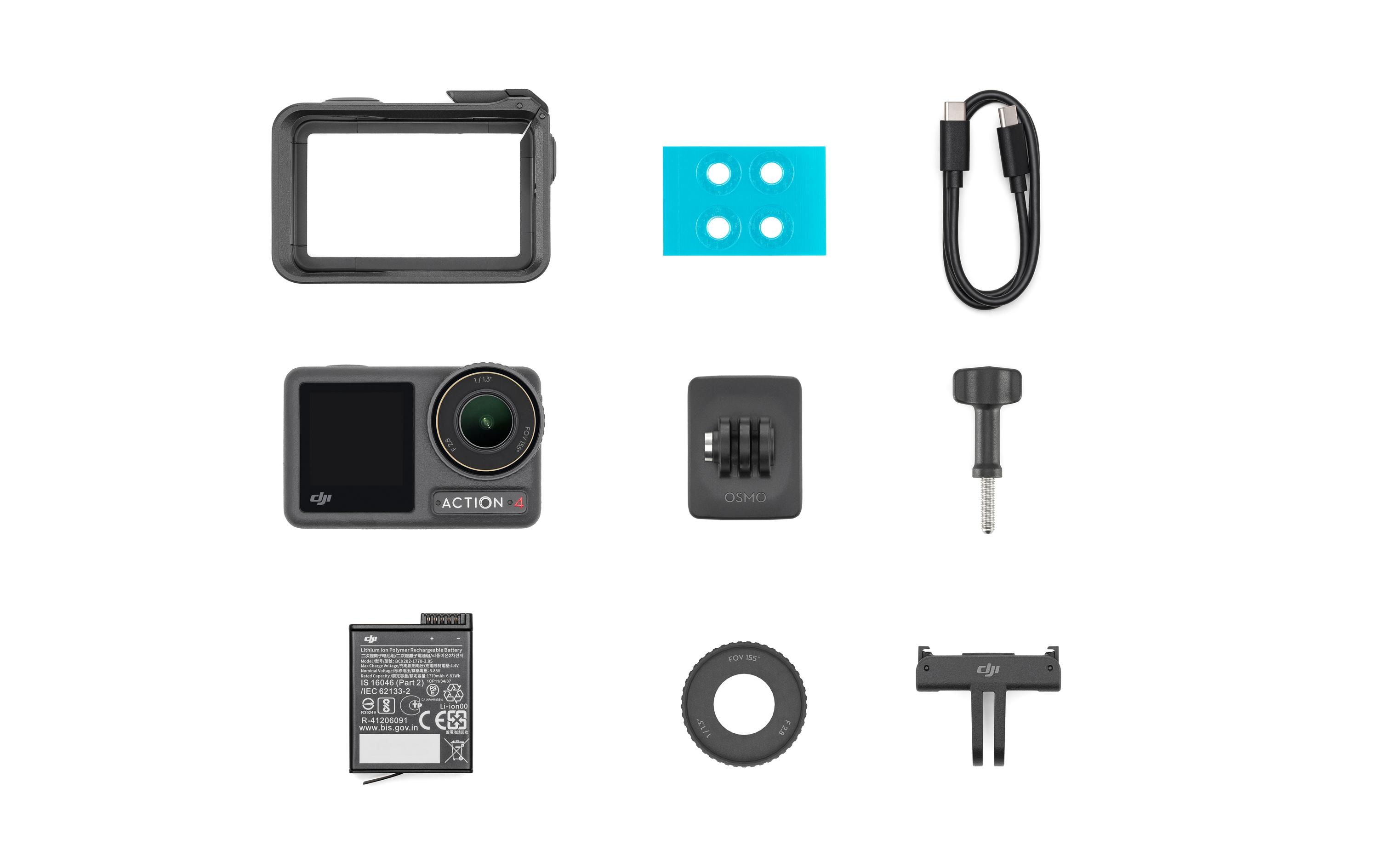 Actionkamera Osmo Action 4 Standard Combo<br>Action-Cam mit überragender Bildqualität