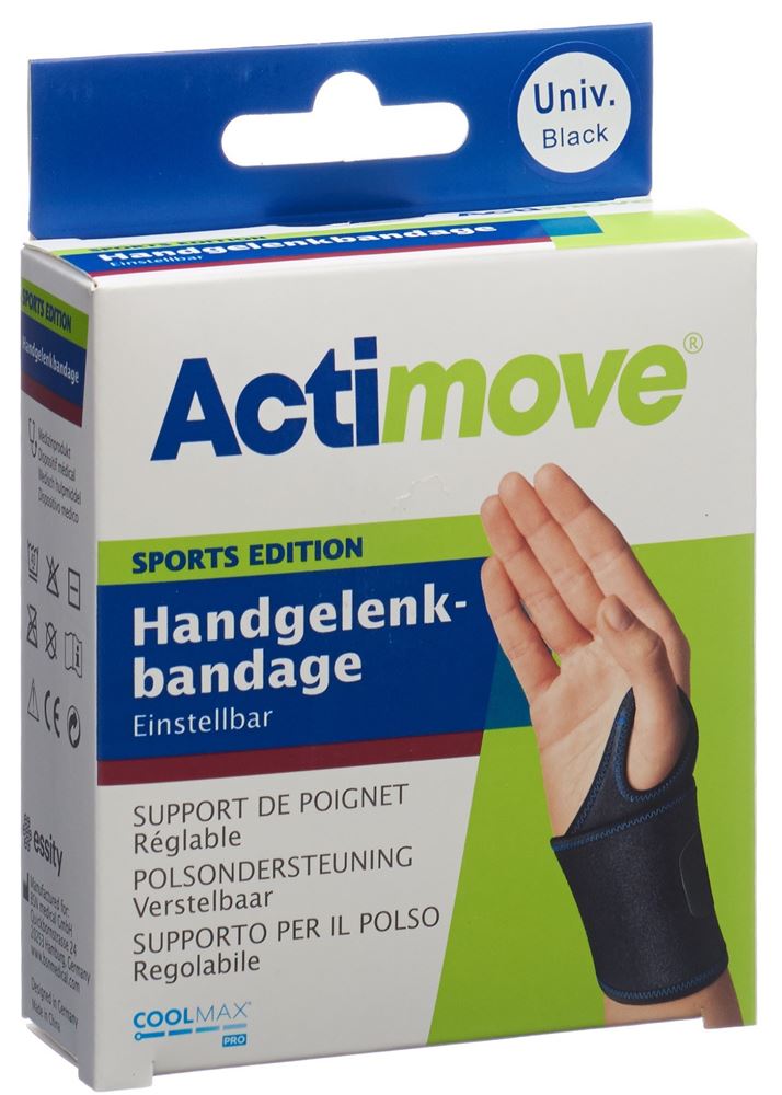 Actimove Sport Handgelenkbandage einstellbar 1 Stk