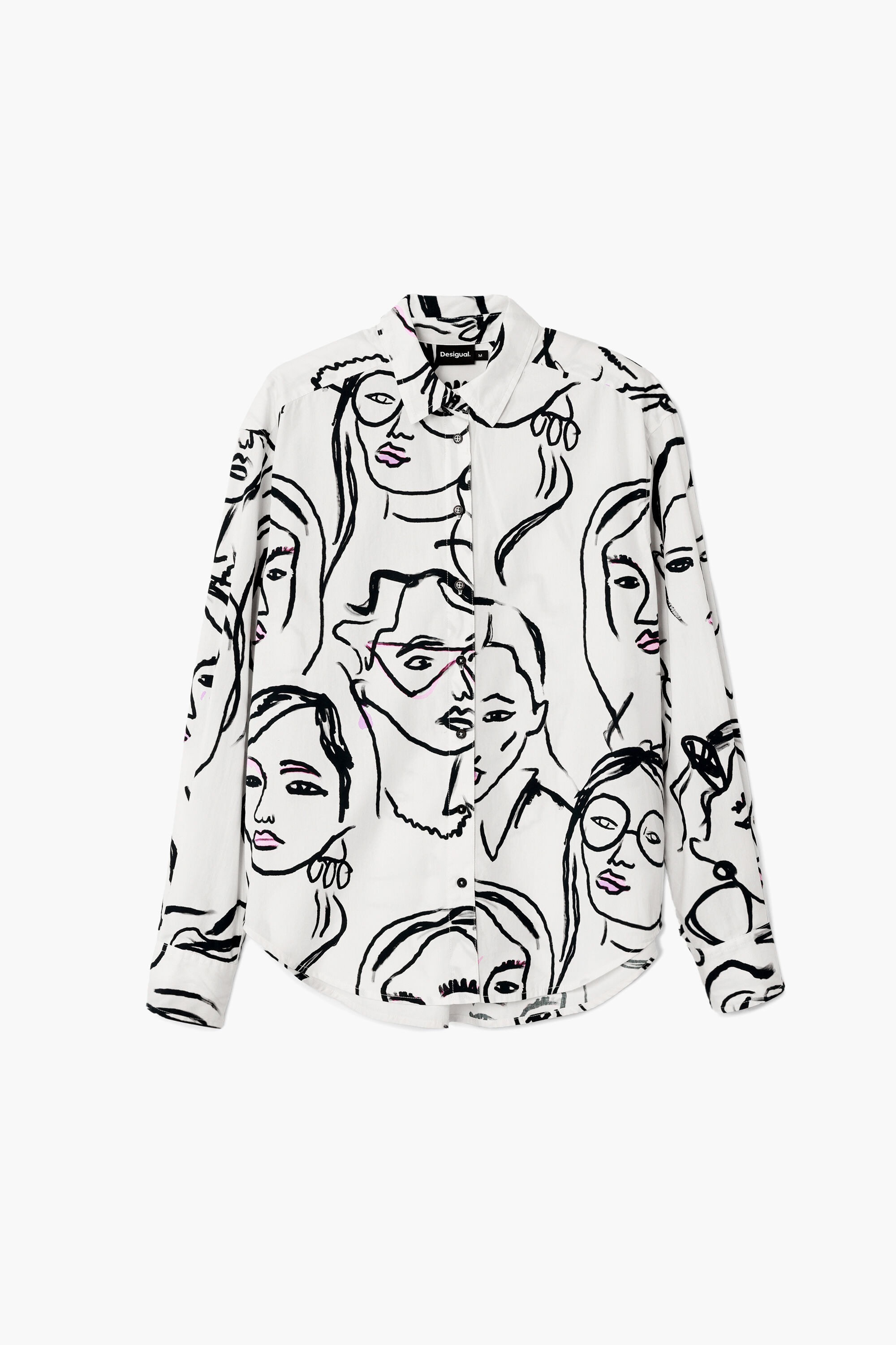 Camisa estampado caras