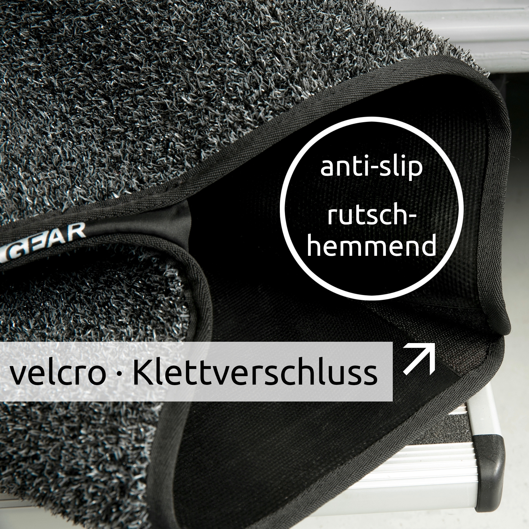 your GEAR Mantua Trittstufenmatte Wohnmobil Robust beidseitig nutzbar Modell: TH 55/28