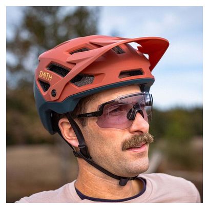 Casque VTT Smith Payroll Mips Orange Bleu