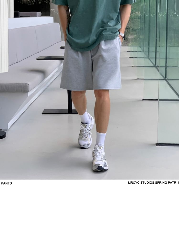 MRCYC - Hoge taille effen joggingbroek