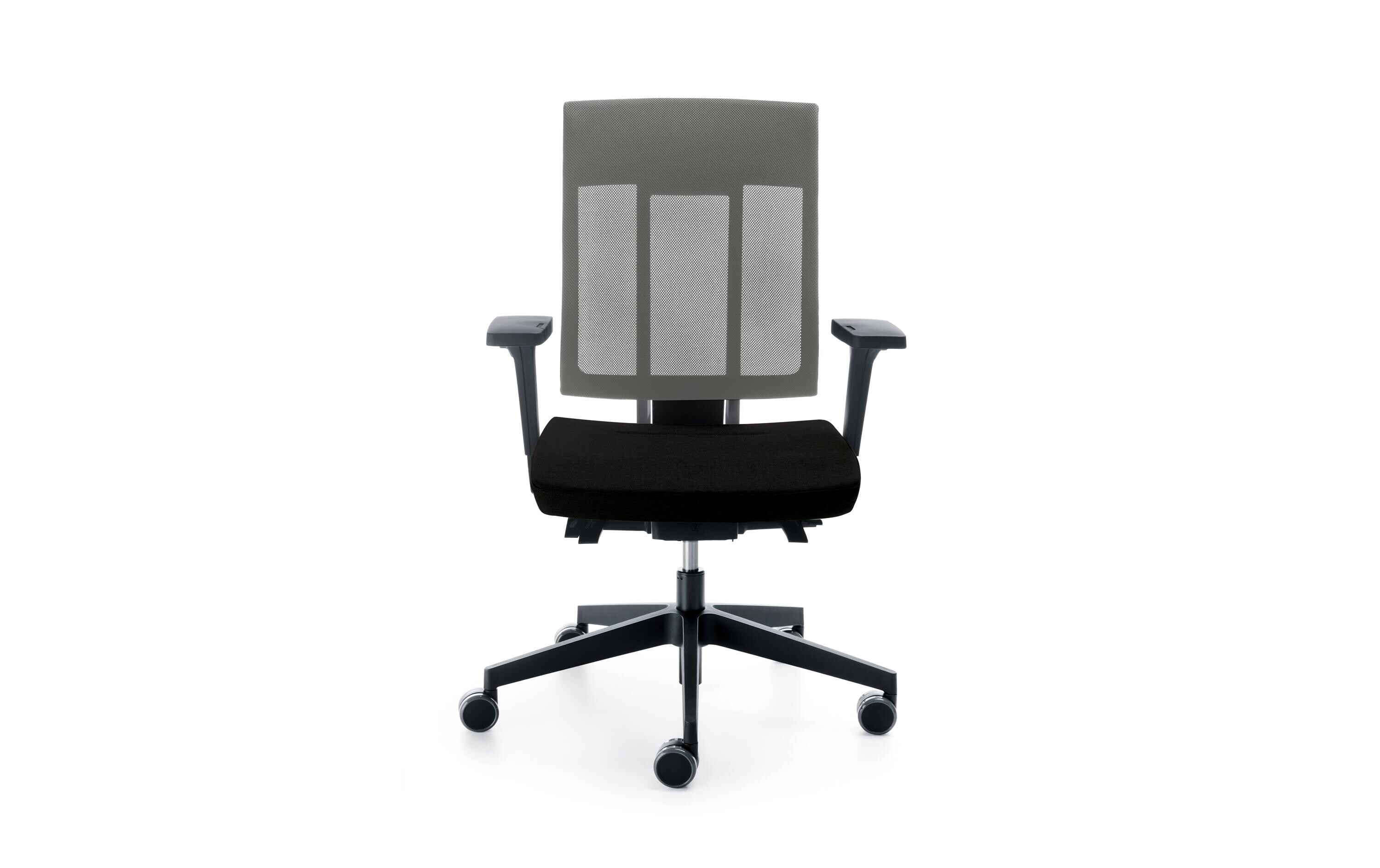 Bürostuhl Xenon Net 100S mit Netzrücken Dunkelgrau<br>Drehstuhl mit exzellentem Design und hochwertiger Verarbeitung