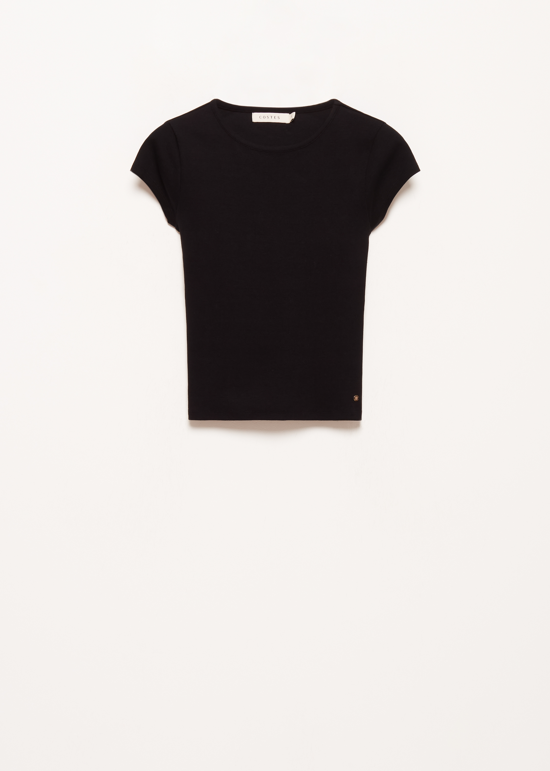 Top met ribstructuur
