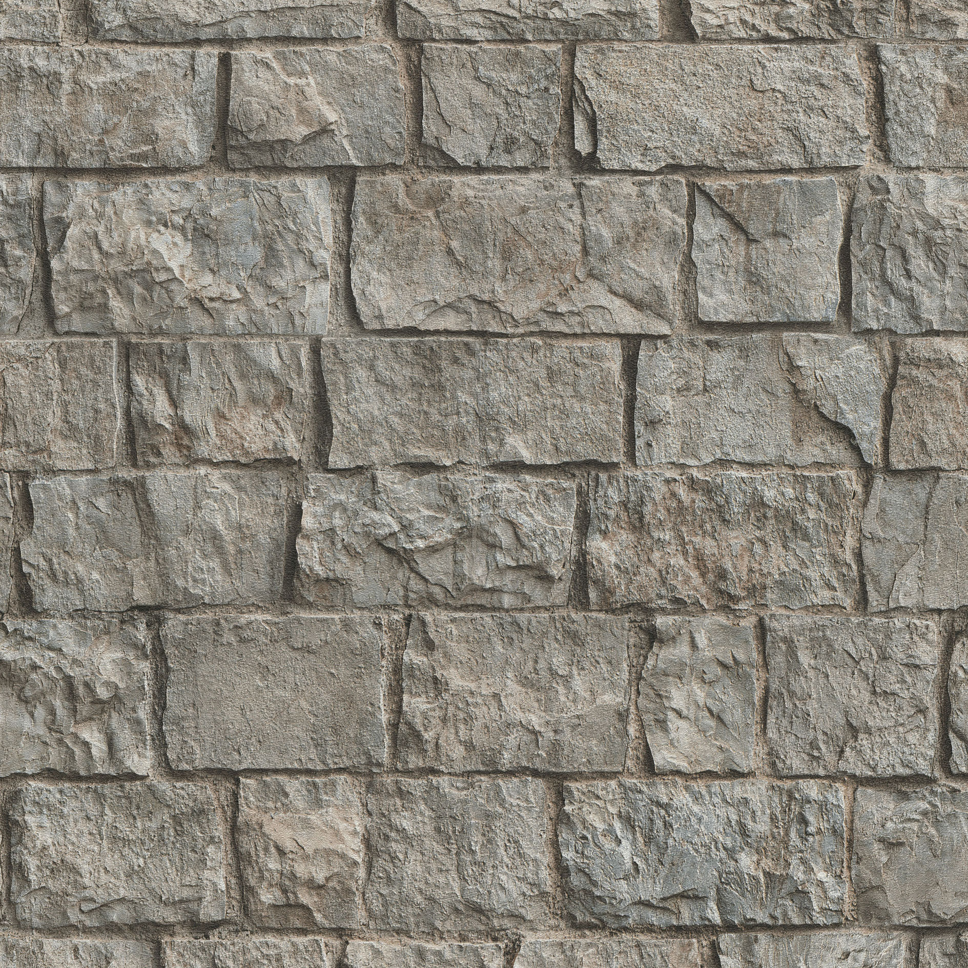 Vliestapete - beige - Steinoptik - 10 Meter