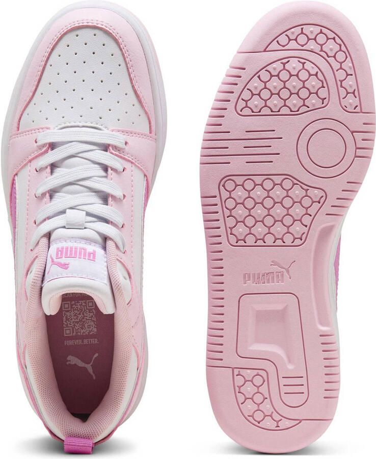 PUMA Rebound V6 Lo Jr Unisex Sneakers Pearl Pink-Mauve Pop- White