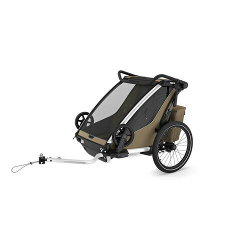 Poussette Remorque-Vélo Chariot Cross 2 Double Khaki - THULE