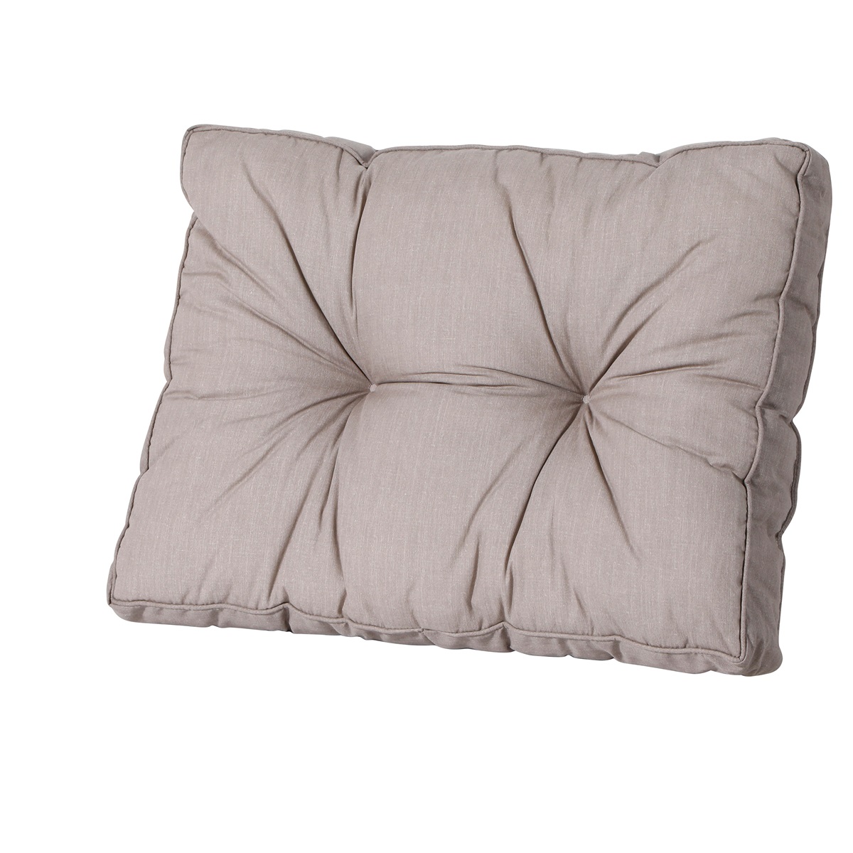 Madison Basic taupe Rugkussen - Set van 2