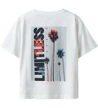 Name It T-Shirt - NkmVelix - Bright White/Grenzenlos