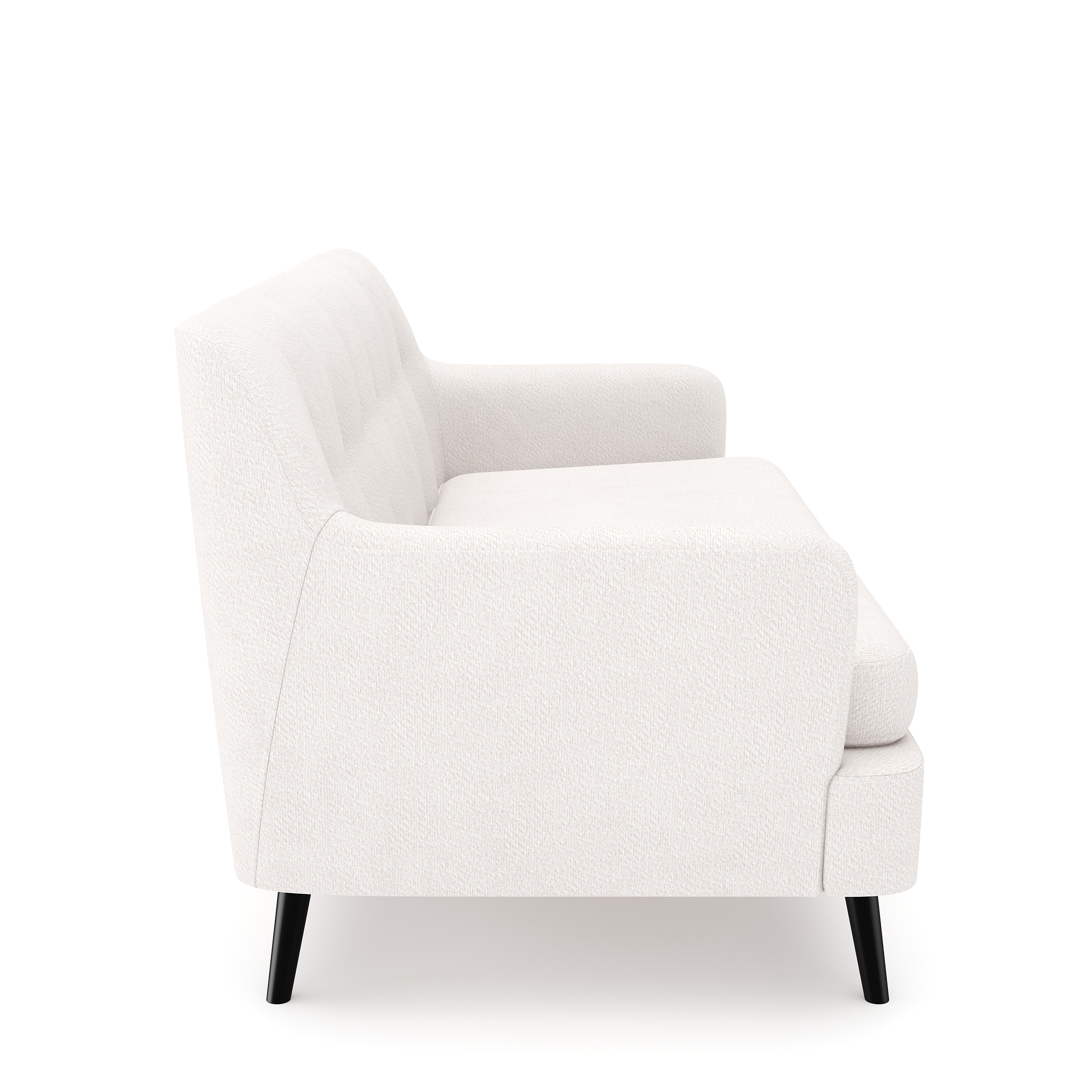Sofa Bouclé LIA 3-Sitzer creme