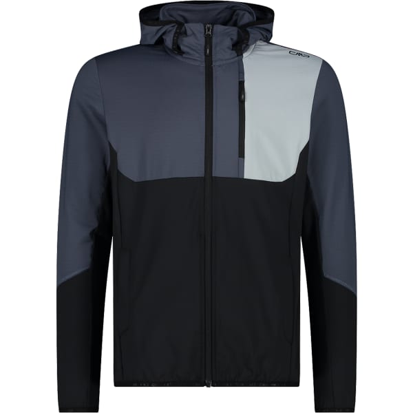 Veste de ski CMP MAN STRETCH PERFORMANCE JACKET FIX HOOD BLACK